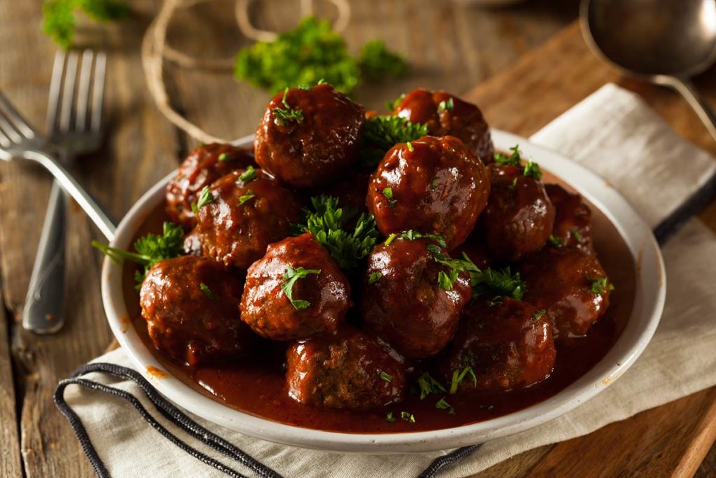 Bar-B-Que Bison Meatballs Recipe