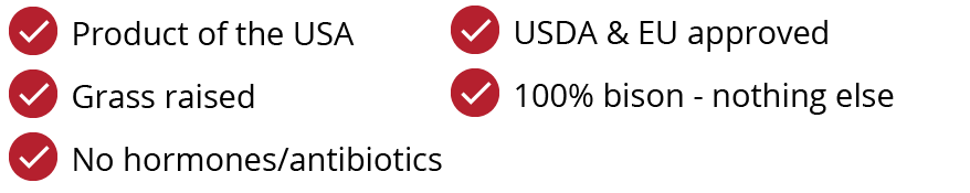 TenderBison Nutritional Information