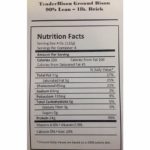 Ground Bison 90% Lean (count 2 x 5 lbs)