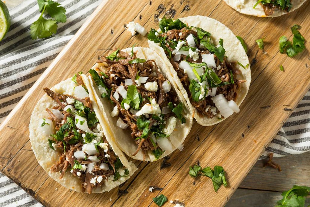 Shredded Bison Chipotle Tacos