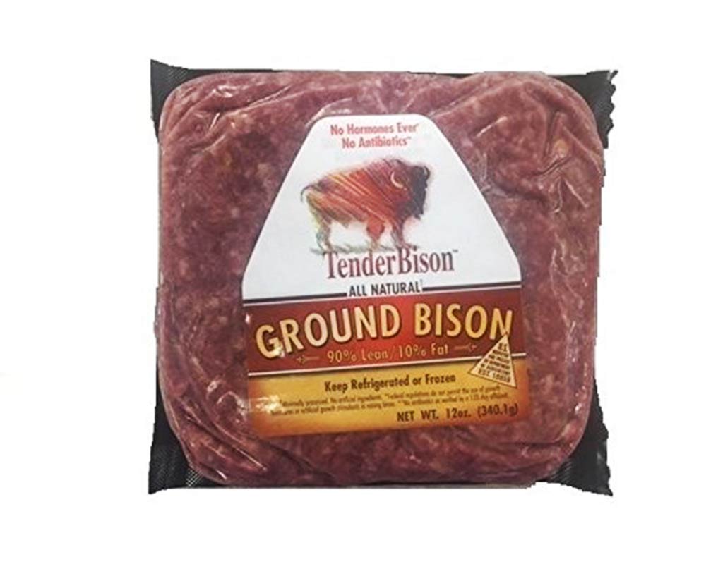 Ground Bison 90% Lean 16 oz (12 count)
